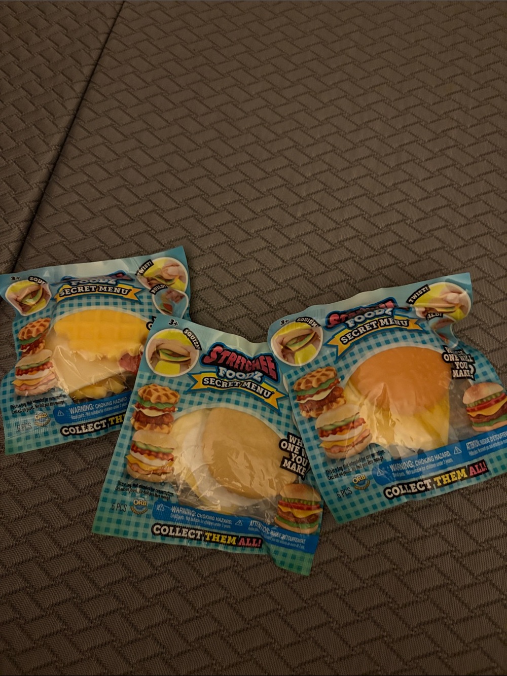 NWT Stretchee Foodz Secret Menu Squishy Toy Pack - full set
